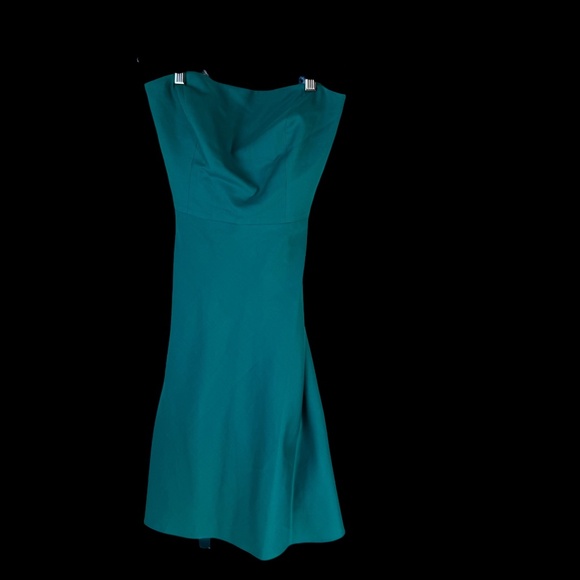 Ann Taylor Sea Green NWT Fit Flare Strapless Dress Sz 2 - Picture 1 of 7